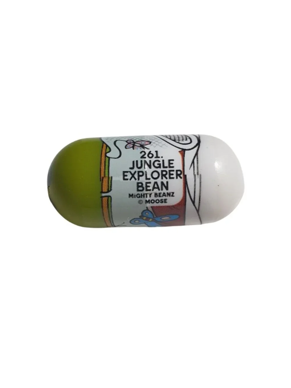 Mighty Beanz Jungle Explorer Bean 261 Collectible Toy Bodz Series 1 2004 Gift